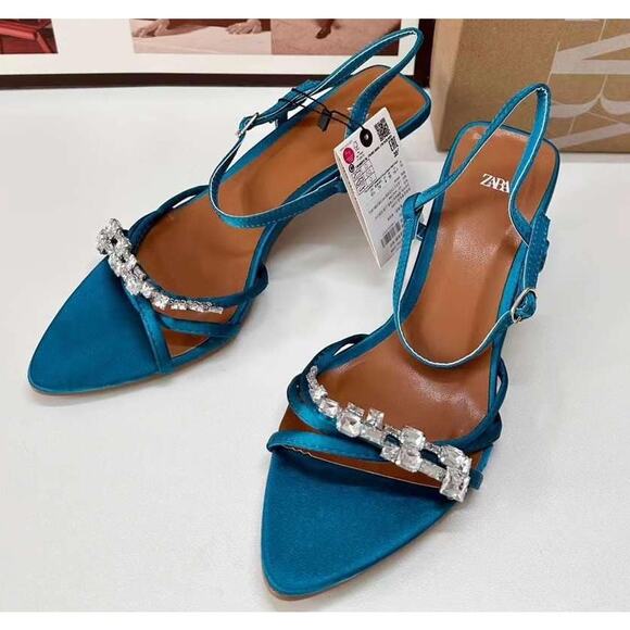 ZARA Strappy Heels NWT - Picture 9 of 16